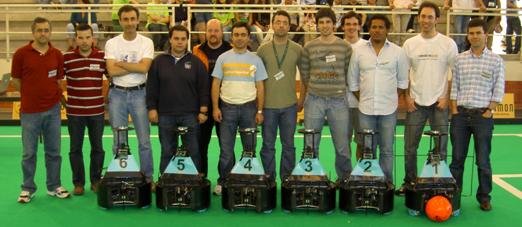 CAMBADA robots and team